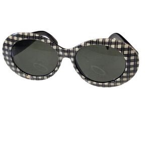 Retro Eyewear Womens Sunglasses Plaid Frames